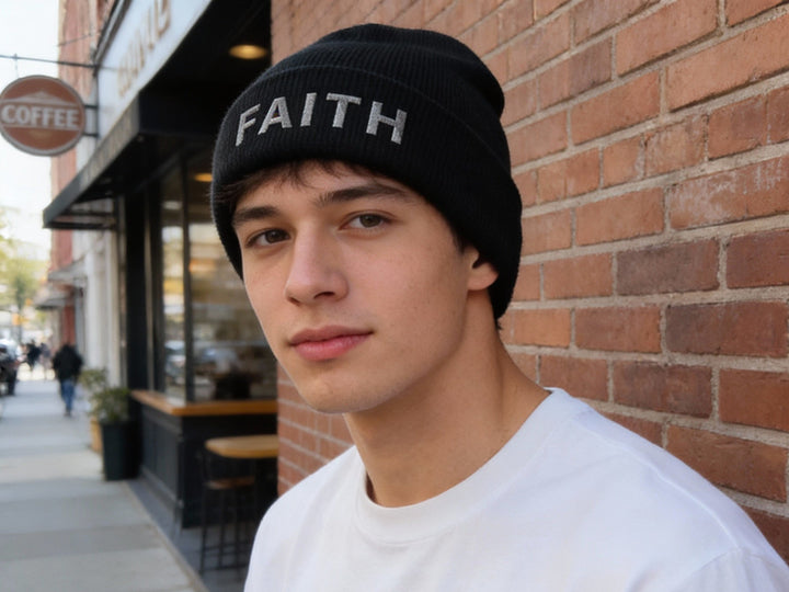 FAITH Cuffed Beanie