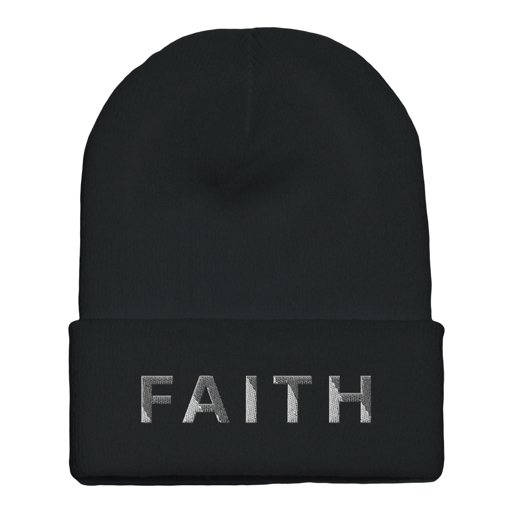 faith-christian-cuffed-beanie-black
