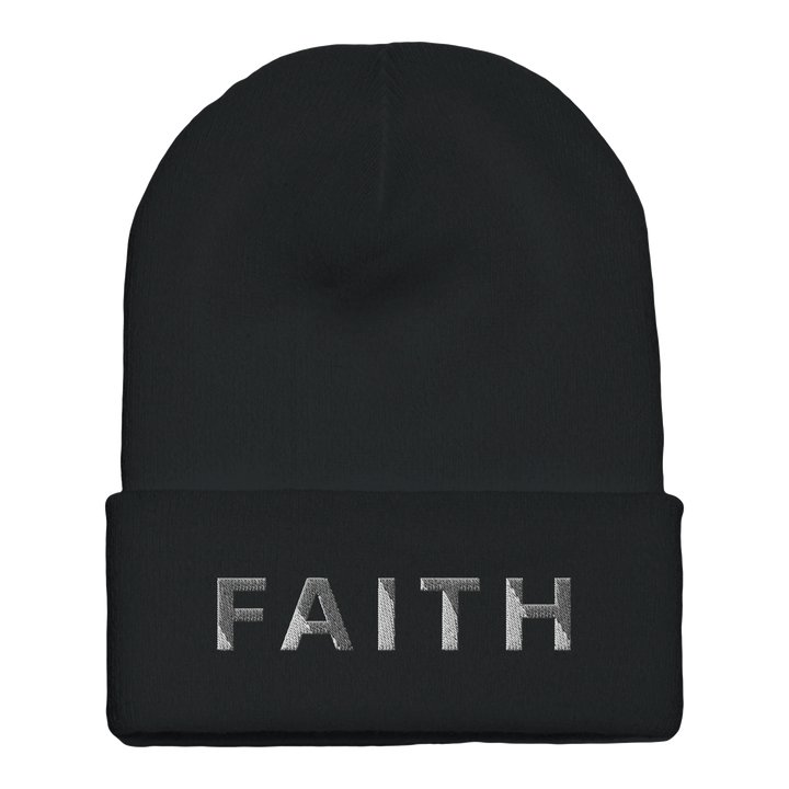 faith-christian-cuffed-beanie-black