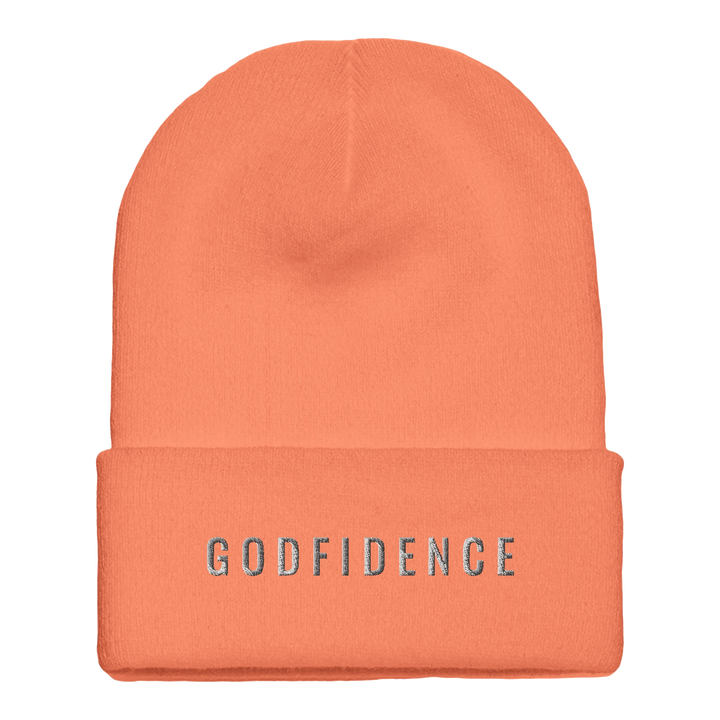 godfidence-christian-cuffed-beanie-blaze-orange