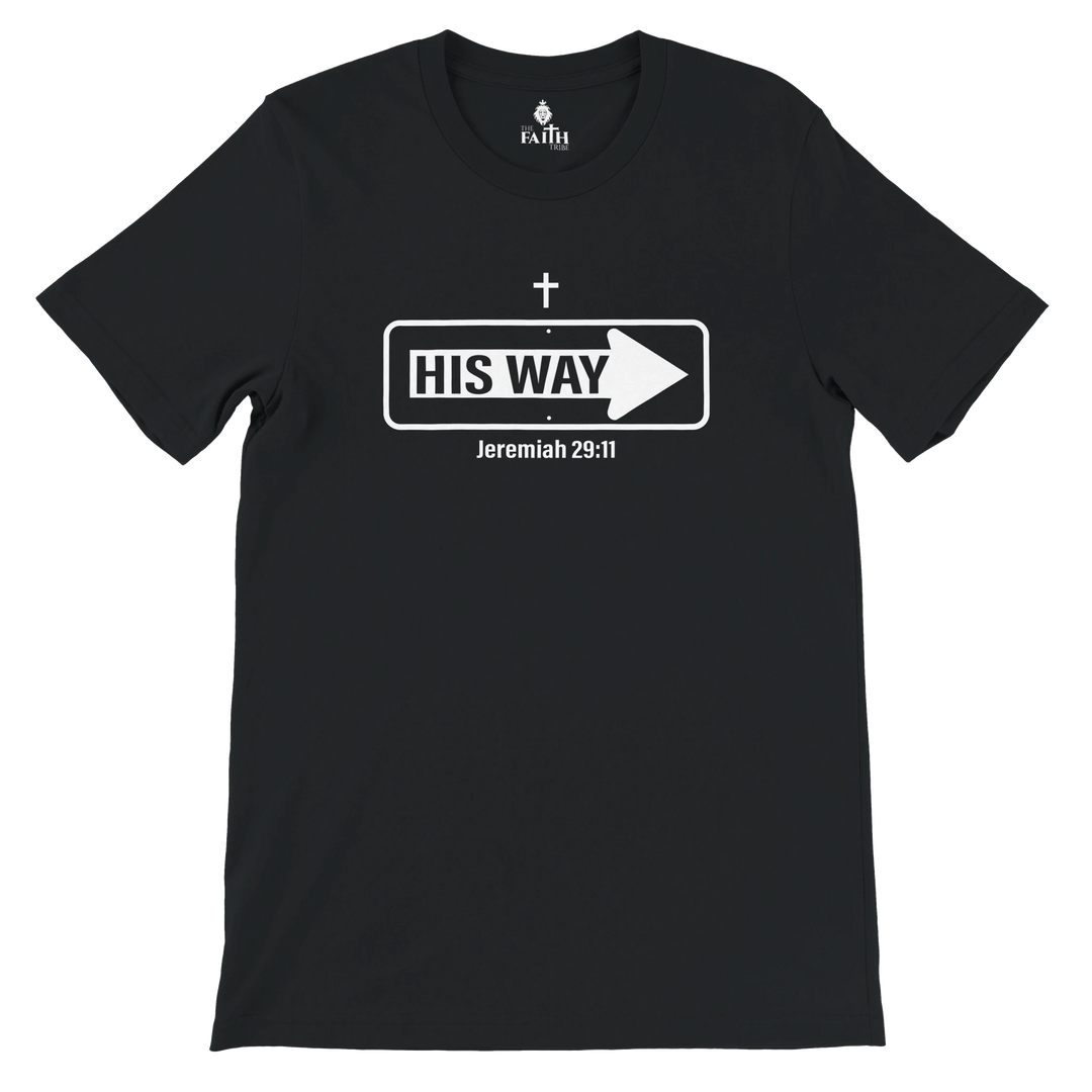 his-way-christian-unisex-tshirt-black