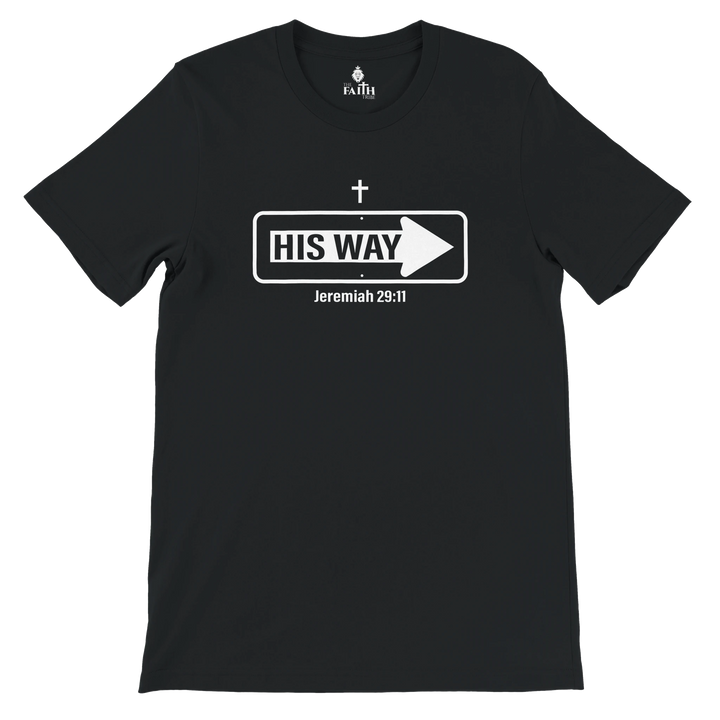 his-way-christian-unisex-tshirt-black