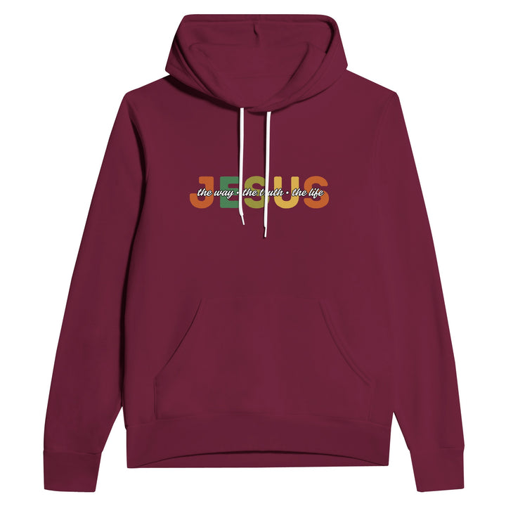 jesus-the-way-the-truth-the-life-christian-hoodie-maroon