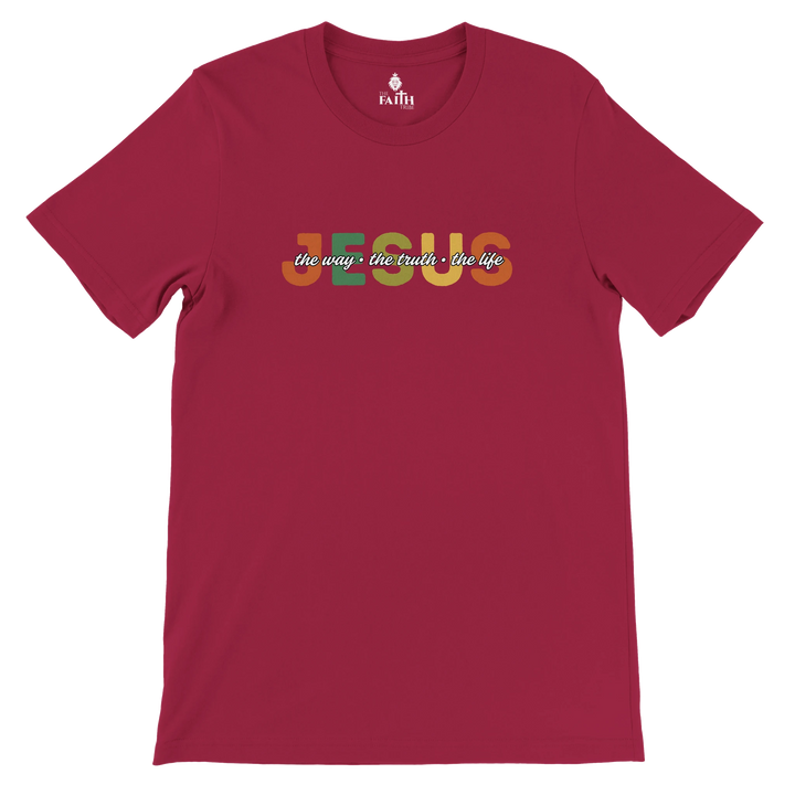 jesus-the-way-the-truth-the-life-christian-tshirt-maroon