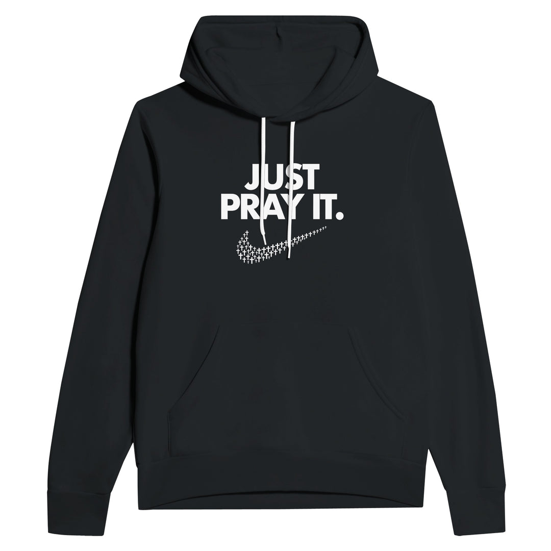 just-pray-it-christian-unisex-hoodie-black