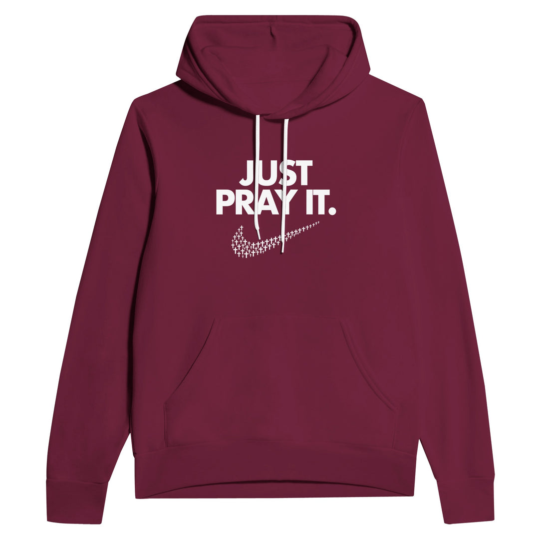 just-pray-it-christian-unisex-hoodie-maroon