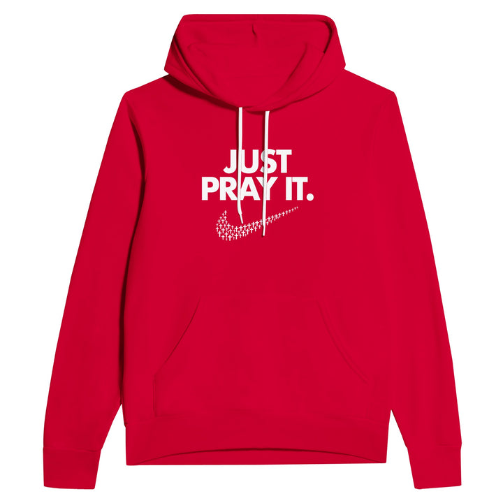 just-pray-it-christian-unisex-hoodie-red