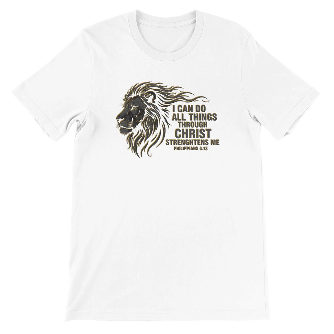 philippians-4-13-lion-t-shirt-white