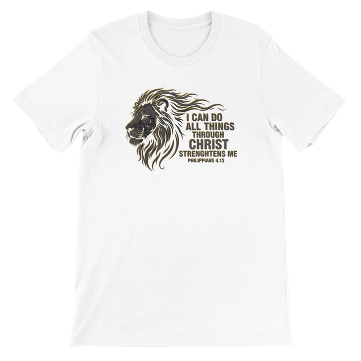 philippians-4-13-lion-t-shirt-white