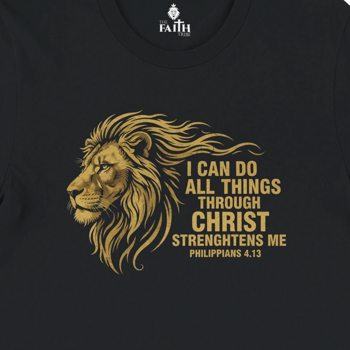 philippians-4-13-lion-t-shirt