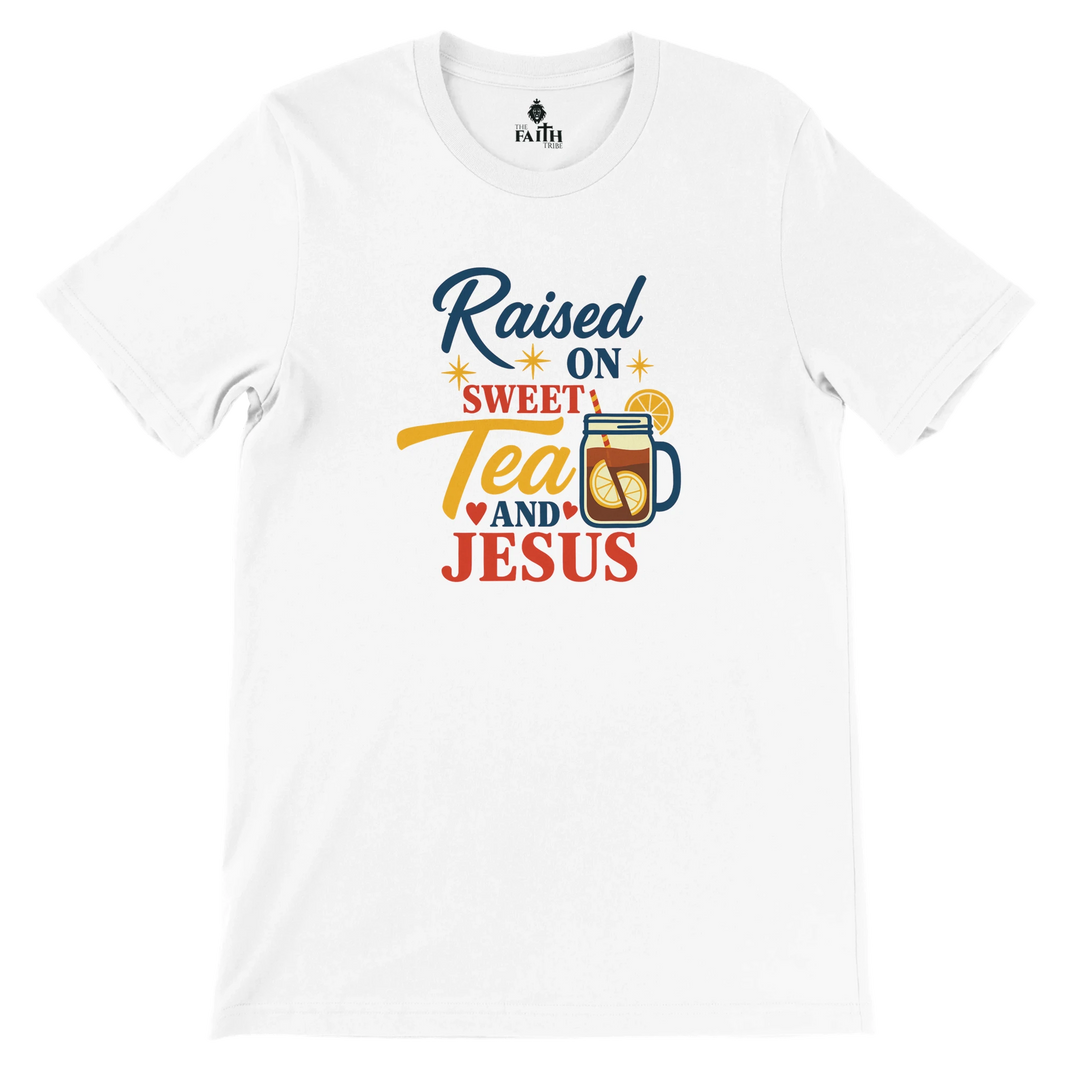 raised-on-sweet-tea-and-jesus-christian-unisex-tshirt-white