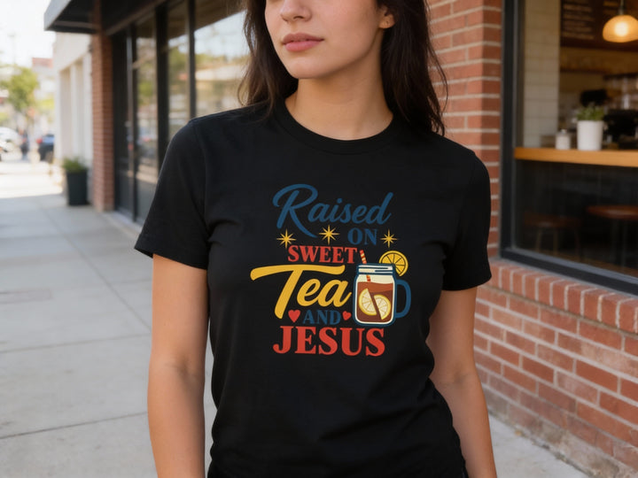 raised-on-sweet-tea-and-jesus-christian-unisex-tshirt-women